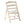 hauck Alpha+ Grow Along Seat, Adjustable Wooden Chair, Beechwood, Vanilla Finish