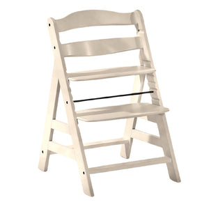 hauck Alpha+ Grow Along Seat, Adjustable Wooden Chair, Beechwood, Vanilla Finish