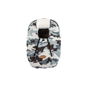 CozyBaby Original Infant Car Seat Cover w/ Dual Zippers & Elastic Edge, Camo