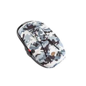 CozyBaby Original Infant Car Seat Cover w/ Dual Zippers & Elastic Edge, Camo