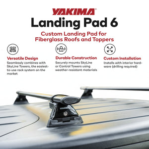 YAKIMA Landing Pad Mounting Accessory Compatible with SkyLine or Control Towers