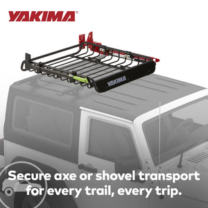 YAKIMA Axe or Shovel Bracket, Secures Single Axe or shovel To Warrior Basket