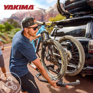 Yakima HoldUp 2 Bike Capacity 1.25" Hitch Bicycle Bike Rack w/SKS Locks, Black