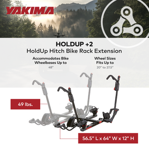 Yakima HoldUp+2 Hitch Bike Rack Extension, Extension ONLY (Rack Not Included)