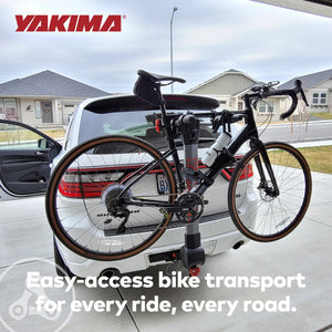 Yakima RidgeBack Tilt Away Hitch Bike Rack Holds 2 Bikes for Cars, SUVs, Trucks