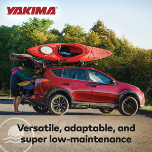 Yakima JayLow Rooftop Mounted Kayak Rack, Compatible with StreamLine Towers
