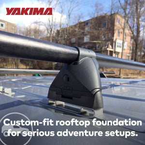 YAKIMA Landing Pad Fixed Point Tower Compatible w/10-14 Subaru Outback, Set of 4