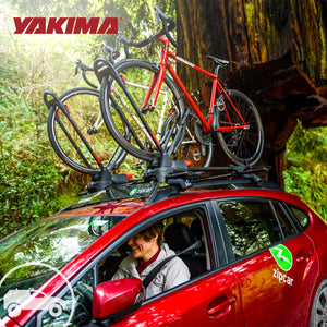 YAKIMA 60 Inch Steel CoreBar Aerodynamic Roof Rack Crossbars, Black, Set of 2