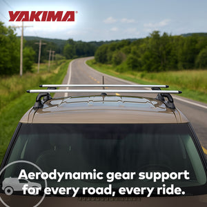Yakima 50 Inch Pair JetStreamRoof Rack Crossbars, Compatible w/StreamLine Towers
