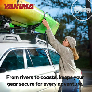Yakima Premium DeckHand Vehicle Roof Rack Saddle Mount for Kayak or Small Boat