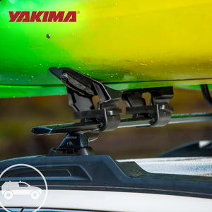 Yakima Premium DeckHand Vehicle Roof Rack Saddle Mount for Kayak or Small Boat