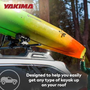 YAKIMA HandRoll Rooftop Mounted Kayak Rack for Vehicles, Set of 2 Kayak Rollers