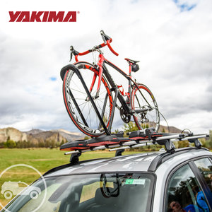 Yakima HighRoad Rooftop Upright Bike Mount, Compatible w/StreamLine Systems