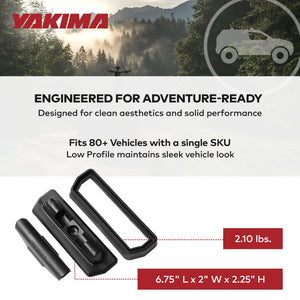 YAKIMA Low Profile Landing Pad 22 for Fixed Point Tower Installation, Set of 4