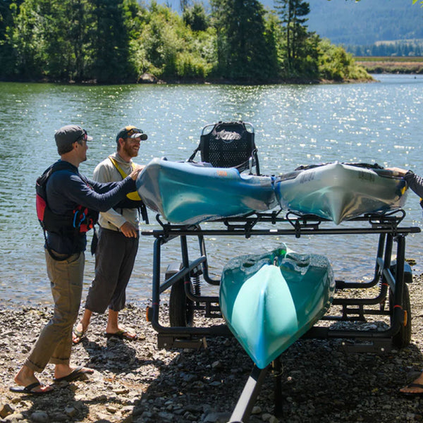 YAKIMA BigCatch Kayak Fishing Boat Saddles for Roof Racks and Trailers, Black