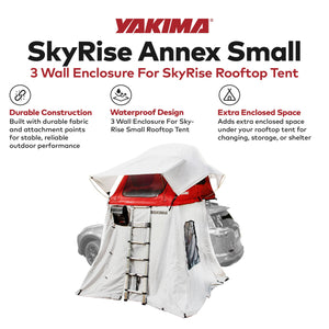 Yakima SkyRise Annex 3 Wall Enclosure for Small SkyRise Rooftop Tents, Gray