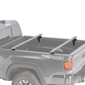 YAKIMA BedRock HD Low Profile Truck Bed Rack Towers for HD Bar Crossbar, Black