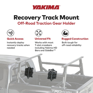 Yakima 35 Pound Load Capacity Recovery Track Mount for Yakima HD Bars or SideBar