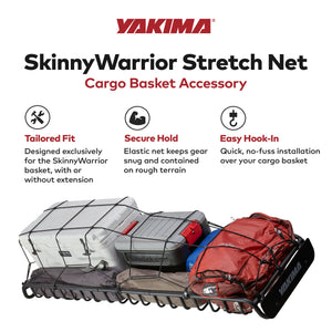 YAKIMA Cargo Basket Stretch Net for SkinnyWarrior And SkinnyWarrior Extension