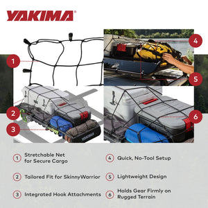 YAKIMA Cargo Basket Stretch Net for SkinnyWarrior And SkinnyWarrior Extension