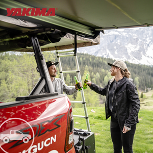 Yakima Aluminum OverHaul HD Towers with Tonneau Kit Mounting Hardware, Black