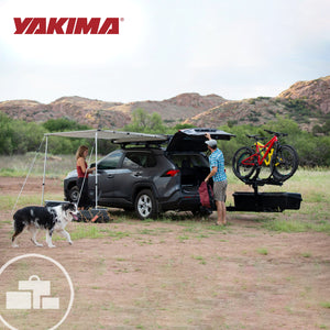Yakima EXO TopShelf Second Level Hitch Base Rack Storage System with 2 SKS Locks