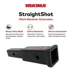 Yakima StraightShot with Powder Coated Finish Type and Steel Construction, Black