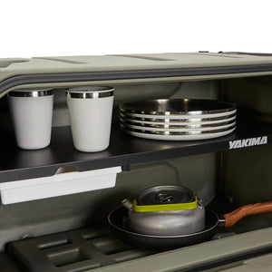 Yakima EXO OpenRange Outdoor Camp Kitchen Station Cooking Storage System, Gray