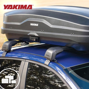 Yakima BaseLine FX 2XL Single Integrated Crossbar for Naked Roof Vehicles, Black