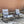 Rocker Set Chair and Teapoy Medium Grey