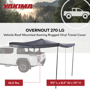 Yakima MajorShady 270 LH Vehicle Roof Mounted Awning Rugged Vinyl Travel Cover