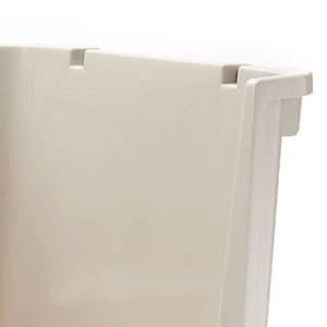 Sterilite Home Organization Stackable Open Storage Bin Container, Gray (6 Pack)