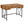 3 Drawer Writing Desk With Handles - Brown