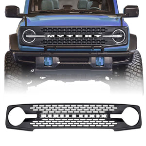AMERICAN MODIFIED Front Grille for 2021 to 2024 Ford Bronco 2 & 4 Door Models