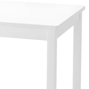 PJ Wood Durable Children's Table for Creative Play, Puzzles and Games, White