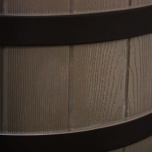 Good Ideas Rain Wizard Wood Rain Water Barrel with Darkened Ribs, Oak, (4 Pack)