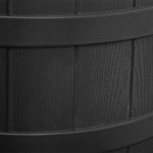 Good Ideas Rain Wizard 40 Gallon Capacity Plastic Rain Barrel, Black (2 Pack)