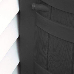 Good Ideas Rain Wizard 40 Gallon Capacity Plastic Rain Barrel, Black (2 Pack)