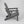 HDPE Folding Adirondack Chair with Dual Cup Holder - Gray