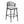 Outdoor Bar Height Metal Frame Counter Stools with Scallop-Shaped Backrest & Water-Resistant Cushions