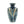 D8.7x15.5' Blue and Brown Reactive Glazed Vase