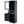 Tall Bathroom Storage Cabinet With Glass Doors, Free-Standing, Two Drawers, And Adjustable Shelves, Board, Painted Perfect For Displaying Your Favorite Items