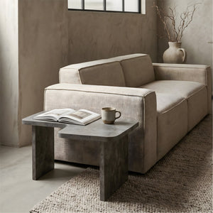 Modular Concrete Coffee Table Set of 2