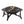 Four Seasons Courtyard 35 Inch Round Wood Burning Fire Bowl w/ Fire Grate, Black - TRAPSKI
