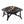 Four Seasons Courtyard 35 Inch Round Wood Burning Fire Bowl w/ Fire Grate, Black