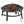 Mr. Bar-B-Q 29.3 Inch Wood Burning Fireplace with Match Light Ignition, Black