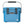 CAMP-ZERO 10 Liter 10.6 Quart Lidded Cooler w/2 Molded In Cup Holders, Turquoise