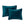3 Piece Velvet Quilt Set Teal Full/Queen