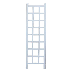 Dura-Trel Elmwood 22 x 75 Inch PVC Vinyl Outdoor Garden Patio Trellis, White