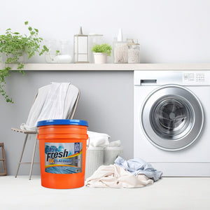 Ultra Fresh 6X Platinum 5 Gal Laundry Detergent, Up to 640 Loads, Original Blue